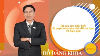 Bí Quyết Mua Bán Nhà Đất An Toàn và Hiệu Quả: Khóa Học Online Cùng Luật Sư Đỗ Đăng Khoa