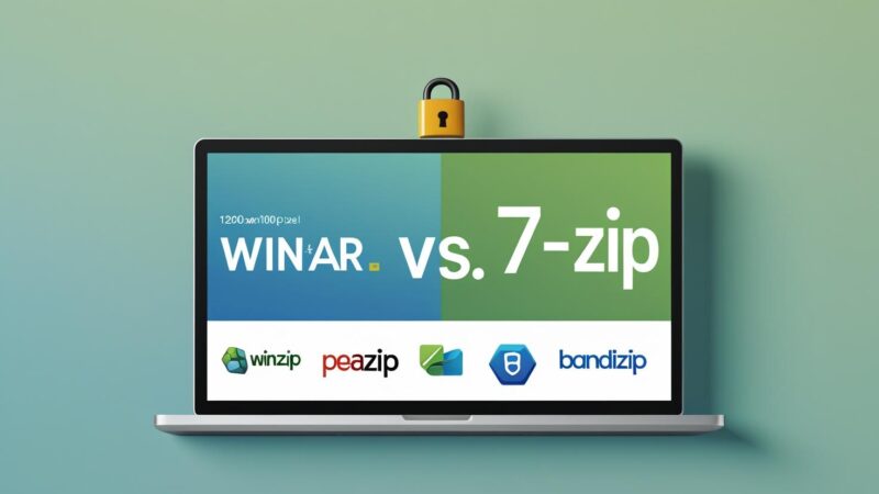 So sánh WinRAR với 7-Zip, WinZip: Lựa chọn nào tối ưu