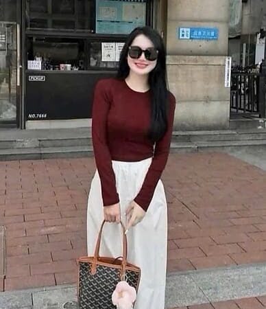 Áo Thun Nữ Tay Dài Ôm Body Thu Đông