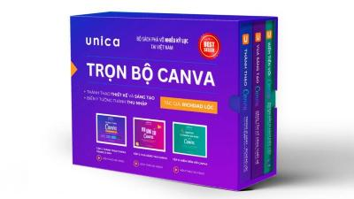 Bộ Sách Canva 3 Cuốn: Bí Quyết Thiết Kế Đồ Họa Nhanh Chóng Dành Cho Người Không Chuyên