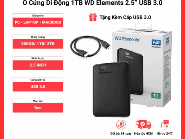 TOP 10 Ổ Cứng Di Động Tốt Nhất 2024: So Sánh Chi Tiết & Lựa Chọn Phù Hợp
