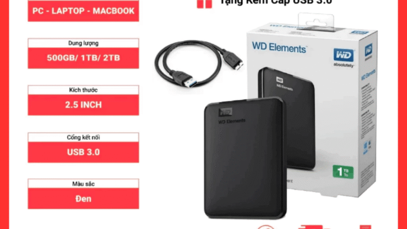 TOP 10 Ổ Cứng Di Động Tốt Nhất 2024: So Sánh Chi Tiết & Lựa Chọn Phù Hợp