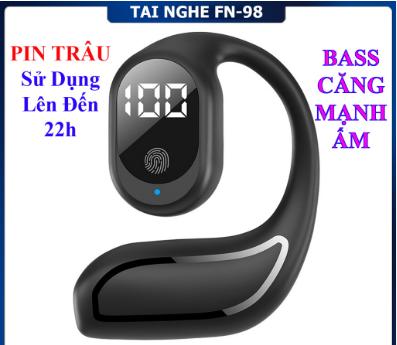 Đánh Giá Tai Nghe Bluetooth FN-98: Thiết Kế Mở, Âm Thanh Sống Động, Thời Lượng Pin Lâu