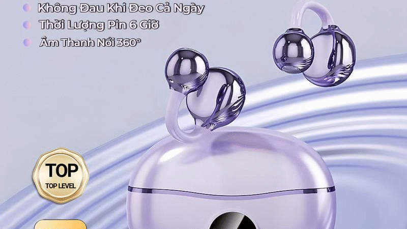 Đánh Giá Tai Nghe Kẹp Tai KY-68: Thiết Kế Mở, Âm Thanh HiFi, Pin Lâu