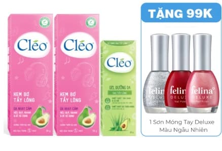 So sánh kem tẩy lông Cléo và Veet Silk & Fresh