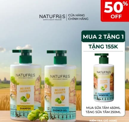 So sánh combo NATUFRÈS Belgian Favorite và Love Beauty & Planet