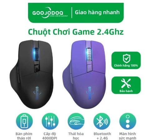 So sánh chuột GOOJODOQ 2.4GHz Bluetooth và Logitech G304