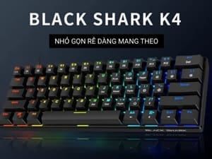 Review Bàn Phím Cơ Gaming Black Shark K4 RGB: Stab Căn Chỉnh Sẵn, Plate Kim Loại, App Tùy Chỉnh