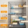 Review Chuồng Mèo Gấp Gọn BIGSIZE: 3-4 Tầng Rộng Rãi, Giá Rẻ Kèm Khay?