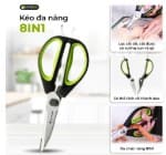Review Kéo Nhà Bếp Đa Năng 8in1 BehomeMall: Cắt Gà, Nam Châm