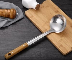 Đánh giá Bộ Muôi Múc Canh INOX Cán Giả Gỗ