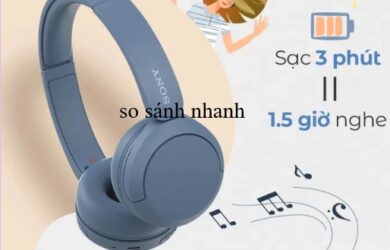 Review Sony WH-CH520: Pin Trâu 50H, Giá Rẻ – Đeo Lâu Có Đau Tai Không?