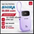 Review Sạc nhanh SHIRA 20000 mAh