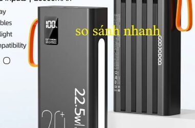 Review Sạc Dự Phòng GOOJODOQ 20.000mAh, Sạc Nhanh 22.5W