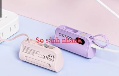 Review Sạc dự phòng mini GOOJODOQ