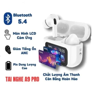 Tai Nghe Bluetooth A9 Pro Gaming phiên bản cao cấp, âm thanh tốt, độ trễ thấp, pin trâu 4-5h