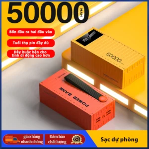 Pin sạc dự phòng 50000mAh Hiển thị LED (4 cổng USB)