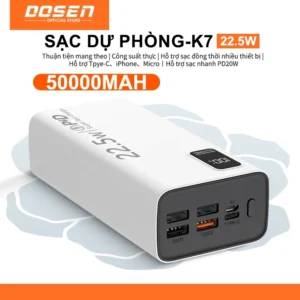 Sạc dự phòng Dosen PD 22.5W Chính hãng