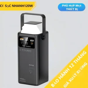 Sạc dự phòng Siêu Nhanh 120W Dung lượng lớn